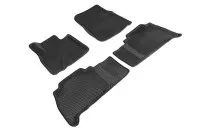 Коврики 3D EVA "РОМБ" Toyota Land Cruiser 200 2012-2021 черные (комплект) SEINTEX 95231