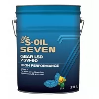 Масло трансмиссионное S-oil SEVEN Gear oil LSD 75W-90 GL-5 (20л) E107789 DRAGON
