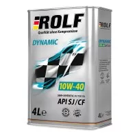 Масло моторное 10W-40 ROLF Dynamic API SJ/CF (4л)  322230