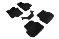 Коврики 3D EVA "РОМБ" Volkswagen Jetta 2011-2018 черные (комплект) SEINTEX 95355