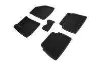 Коврики 3D EVA "РОМБ" Chevrolet Aveo 2003-2011 черные (комплект) 95275 SEINTEX