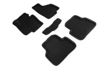 Коврики 3D EVA "РОМБ" Volkswagen Passat B7/CC 2011-2015 черные (комплект) SEINTEX 95358