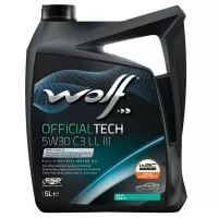 WOLF OFFICIALTECH 5W-30 C3 LL III Масло моторное (5л) 1048181