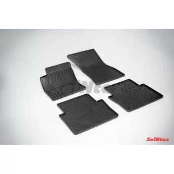 Коврики резиновые с рисунком "Сетка" AUDI A8 2008-2010 (комплект) SEINTEX 00852