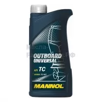 Масло моторное для лодочных моторов MANNOL Outboard Universal NMMA TC-W2 (1л) 1421