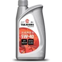 Масло моторное TAKAYAMA 5W-40, SN/CF (1л) пластик 605528
