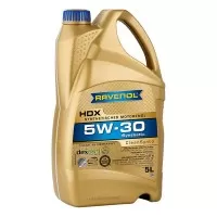RAVENOL HDX 5W-30 Масло моторное (5л)