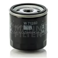 Фильтр масляный W712/83 MANN (Lexus GX/RX, Toyota Camry/Land Cruiser/Prado)
