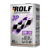 Масло моторное 0W-30 ROLF JP ILSAC GF5/API SN (4л) 322278