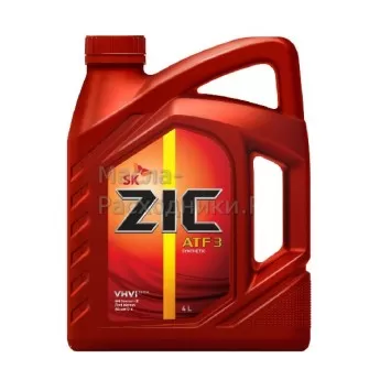 Жидкость АКПП Zic ATF 3 (4л) (Dexron III) 162632
