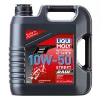 Масло моторное для 4-тактных мотоциклов LIQUI MOLY Motorbike 4T Synth Street Race 10W-50 (4л) 1686