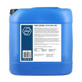 NGN DIESEL SYN 5W-40 SM/CF Масло моторное (20л) V172085825