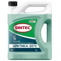 Стеклоомывающая жидкость Sintec Арктика -20С (4л) 614507