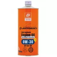 Масло моторное 0W-30 AUTOBACS ENGINE OIL API SP GF-6A (1л) A00032233