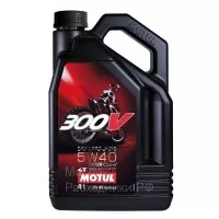 Масло моторное для 4-тактных двигателей MOTUL 300V 4T FACTORY LINE OFF ROAD 5W-40 (4л) 104135