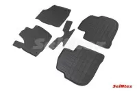 Коврики Стандарт SKODA RAPID 12- / RAPID II 20- / VW POLO VI 20- с бортом (комплект) SEINTEX 89410
