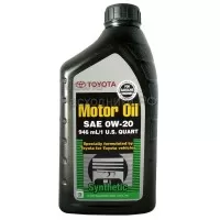 TOYOTA Моторное масло 0W-20 SN (946мл) 002790W-QTE01
