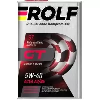 Масло моторное 5W-40 ROLF GT SN/CF (АКЦИЯ 4л по цене 3л) 322417