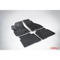 Коврики резиновые с рисунком "Сетка" HYUNDAI SANTA FE Classic 2006-2012 (комплект) SEINTEX 00494