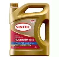 Масло моторное SINTEC PLATINUM 7000 5W-30 С3 (АКЦИЯ 4л + 1л) 600225