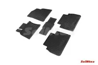 SEINTEX Коврики резиновые с рисунком "Сетка" TOYOTA CAMRY 2018- (комплект) 89680