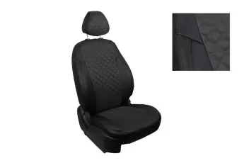 Чехлы Алькантара на Hyundai I30 2011-2017 Ромб (комплект) 96680 SEINTEX