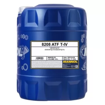 MANNOL 8208 масло для АКПП OEM Toyota Lexus ATF T-IV (20л) 3038