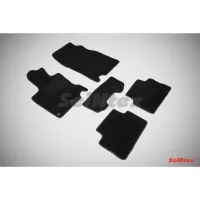 Ворсовые коврики LUX NISSAN QASHQAI II (японская) 2014-2016 (комплект) SEINTEX 85489