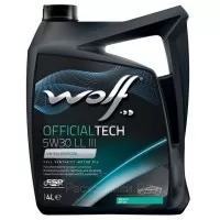 WOLF OFFICIALTECH 5W-30 LL III SN C3 Масло моторное (4л) 8307515