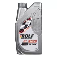 Масло моторное ROLF GT 5W-30 SN/CF (1л) Пластик 322446