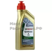 Масло трансмиссионное Castrol Syntrans B 75W (1л) 154F9F