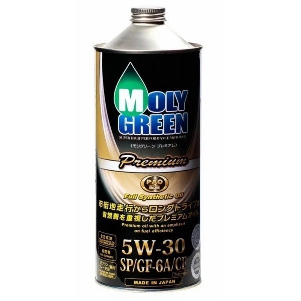 MOLYGREEN PREMIUM Масло моторное 5W-30 SP/CF GF-6A (1л) 0470169