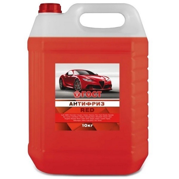 Антифриз ГОСТ красный -40 (10кг) OILRIGHT 5447