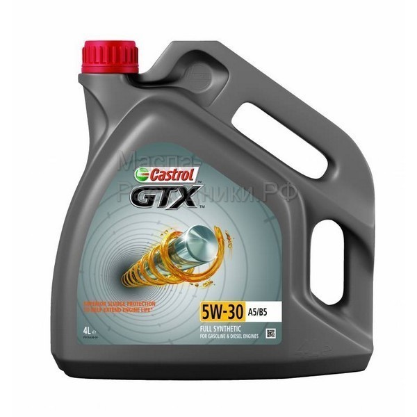 Масло моторное Castrol GTX 5W-30 A5/B5 (4л) 15BE03