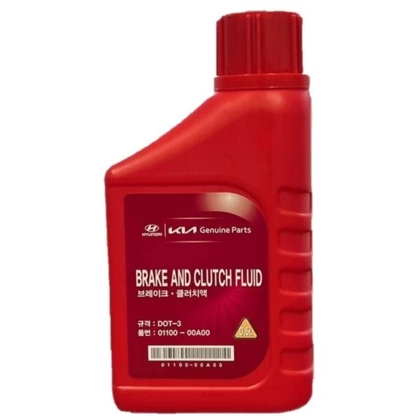 Тормозная жидкость Hyundai-KIA Brake and Clutch Fluid Dot-3 (0,5л) / 01100-00A00
