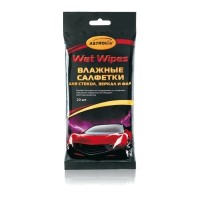 ASTROhim Влажные салфетки для стекол,зеркал и фар 20шт. AC-2460