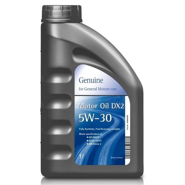 Масло моторное GM Dexos2 5W-30 (1л) / 95599403 (Россия)