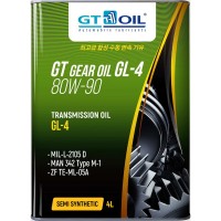 GT OIL GEAR OIL GL-4 80W-90 Масло трансмиссионное (4л) 8809059407769