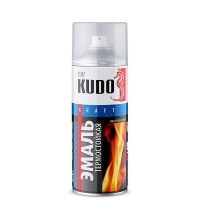 Эмаль термостойкая красно-коричневая 5006 KUDO