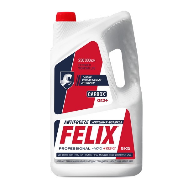 Антифриз FELIX Carbox -40 (5кг) (красный) 430206033