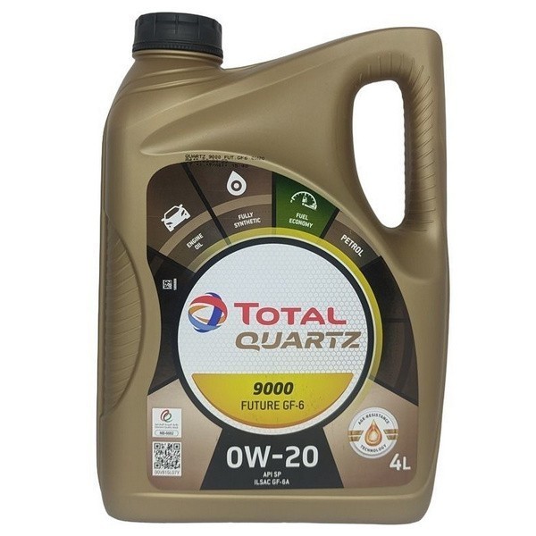 TOTAL QUARTZ 9000 FUTURE GF-6A 0W-20 SP Масло моторное (4л) 225617 TOTAL