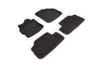 Ворсовые 3D коврики TOYOTA COROLLA (300N/MC) 2007-2013 (Черные) комплект SEINTEX 83941