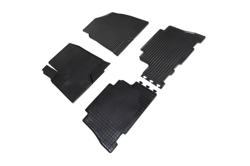 Коврики резиновые с рисунком "Сетка" CHEVROLET CAPTIVA 2006-2013 (комплект) SEINTEX 00325