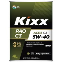 Масло моторное Kixx PAO 5W-40 SN/CF, ACEA C3 (4л) L209244TE1