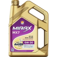 Масло моторное MIRAX MX7 5W-30 A5/B5 SP (АКЦИЯ 4л+1л) 100427