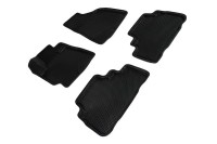 Коврики 3D EVA "РОМБ" Toyota Highlander II 2007-2013 черные (комплект) 95351 SEINTEX