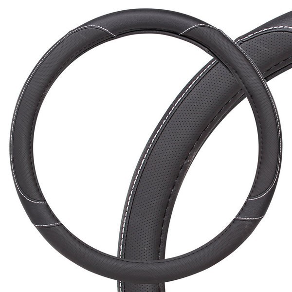 Оплетка для руля из искусственной кожи с перфорацией, 40 см / L AIRLINE AWCSL01L