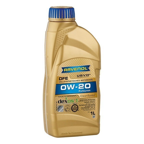 Масло моторное Ravenol 0W-20 DFE (1л) ILSAC GF-6A API SP (RC) 111110900101999