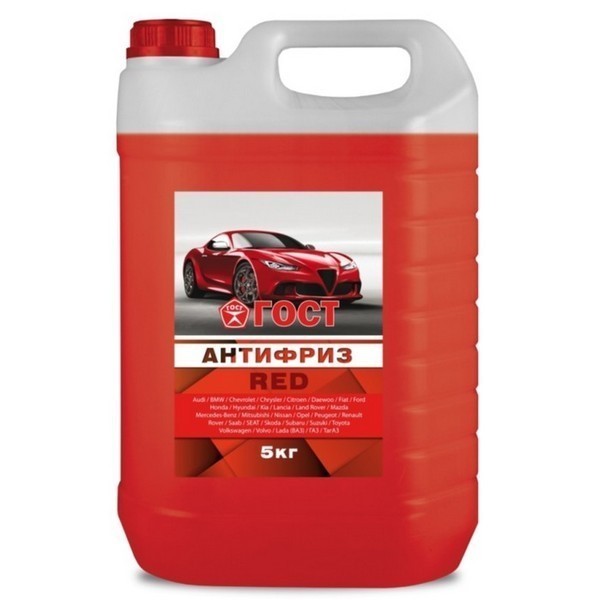 Антифриз ГОСТ красный -40 (5кг) OILRIGHT 5443
