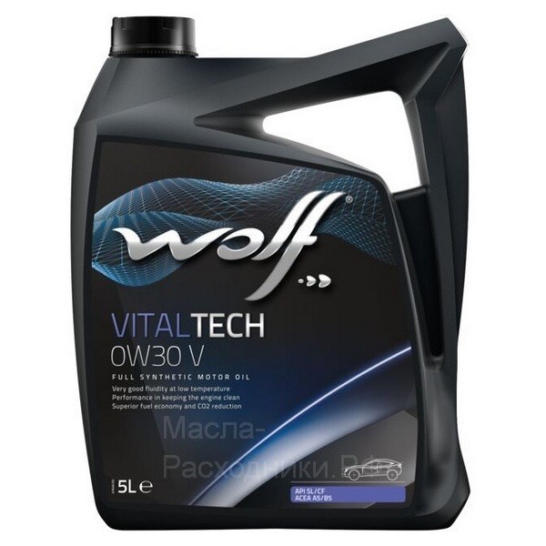 WOLF VITALTECH 0W-30 V Масло моторное (5л) 8324260